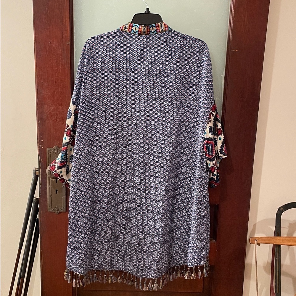Umgee Multicolor Patterned Kimono - Picture 5 of 5